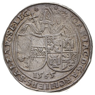 Jan Jakub Khuen von Belasi 1560-1586, talar 1565, srebro 28.71 g, Probszt 532, Zöttl 611