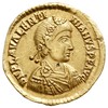 Walentynian III 425-455, solidus 430-445, Rawenna, Aw: Popiersie w prawo, D N P L A VALENTINIANVS ..