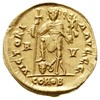 Walentynian III 425-455, solidus 430-445, Rawenna, Aw: Popiersie w prawo, D N P L A VALENTINIANVS ..
