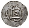 Moguncja /Mainz/ ?, Otto I 936-973 ?, denar, Aw: Kapliczka z krzyżykiem, wokoło napis, Rw: Krzyż, ..