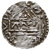 Nabburg, Henryk II 955-976, denar 973-976, Aw: Dach kościoła, pod nim ANA w ramce, Rw: Krzyż, w tr..