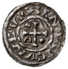 Ratyzbona /Regensburg/, Henryk II 985-995, denar 985-995, Aw: Dach kościoła, pod nim ECC, Rw: Krzy..