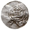 Saksonia /Sachsen/, Otto III 983-1002, denar po 893, Aw: Kapliczka, Rw: Krzyż, srebro 1.38 g, Hatz..