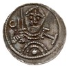 Władysław II Wygnaniec 1138-1146, denar, Aw: Książę z mieczem, Rw: Biskup z pastorałem i biblią, s..