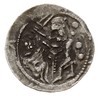 Władysław II Wygnaniec 1138-1146, denar, Aw: Rycerz z mieczem nad jeńcem, Rw: Orzeł chwytający w l..