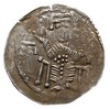 Bolesław IV Kędzierzawy 1146-1173, denar 1157-1166, Aw: Książę siedzący na tronie na wprost, trzym..