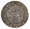grosz oblężniczy 1577, Gdańsk, wybity w czasie gdy zarządcą mennicy był K. Goebl, na awersie pełna..