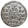 trojak 1586, Ryga, mała głowa króla, Iger R.86.2.d (R), Gerbaszewski 2