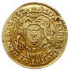 dukat 1682/77, Gdańsk, Aw: Popiersie i napis wokoło IOAN III D G REX POL M D L R P, Herb Gdańska i..