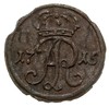szeląg 1715, Gdańsk, Kahnt 339, T. 6, bardzo rza
