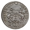 trojak 1755, Gdańsk, w czystym srebrze 2.02 g, Iger G.55.2.d (R5), Kahnt 733- wariant b, bardzo rz..