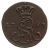 grosz 1793, Warszawa, odmiana z koroną lekko dot