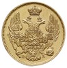 3 ruble = 20 złotych 1835, Petersburg, złoto 3.94 g, Plage 301, Bitkin 1076 (R)