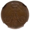 kopiejka 1860, Warszawa, Plage 505, Bitkin 479, moneta w pudełku NGC z certyfikatem AU 58 BN, ładn..