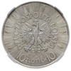 10 złotych 1939, Warszawa, Józef Piłsudski, Parchimowicz 124.f, moneta w pudełku NGC z certyfikate..