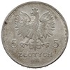 5 złotych 1930, Warszawa, Sztandar, Parchimowicz 115.a, delikatna patyna