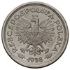 1 złoty 1928, Warszawa, Nominał w wieńcu z dwóch gałązek dębowych, bez napisu PRÓBA,  nikiel 6.93 ..