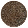 20 groszy 1938, Warszawa, brąz 2.85 g, nakład nieznany, Parchimowicz P-113, bardzo rzadkie, moneta..