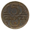 5 groszy 1923, Warszawa, na rewersie data 12 IV 