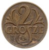 2 grosze 1925, Warszawa, na rewersie data 27 X 26 i monogram SW, brąz 1.97 g, nakład 600 sztuk, Pa..
