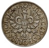 2 grosze 1927, Warszawa, srebro 2.30 g, nakład 100 sztuk, Parchimowicz P-104.e, piękne, delikatna ..
