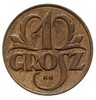 1 grosz 1923, Kings Norton, na rewersie litery K N, brąz 1.52 g, nakład 30 sztuk, Parchimowicz P-1..