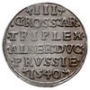 trojak 1540, Królewiec, odmiana napisu PRVSS, w przyszłym wydaniu katalogu Igera będzie to numer I..