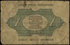 1 rubel srebrem 1853, seria 100, numeracja 6259742, podpis dyrektora banku \M. Engelhardt, na stro..