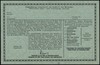 Pomoc zimowa /Winterhilfswerk/, bon na 5 złotych 1943-1944, bez oznaczenia serii, numeracja 021761..