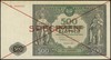 500 złotych 15.01.1946, seria Dz, numeracja 1234