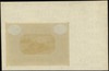 niedokończony druk banknotu 100 złotych 15.05.1946, bez oznaczenia serii i numeracji, papier ze zn..