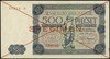 500 złotych 15.07.1947, seria X, numeracja 789000, po obu stronach dwukrotnie przekreślony i nadru..