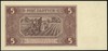 5 złotych 1.07.1948, seria F, numeracja 6549265, Lucow 1246 (R3), Miłczak 135a, rzadka wczesna seria