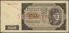 500 złotych 1.07.1948, seria AA 1897254, po obu stronach skreślony i poziomy nadruk \SPECIMEN\" w ..