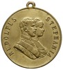 wizyta pary arcyksiążęcej Rudolfa i Stefanii w Galicji -medal sygnowany W PITTNER wybity w 1887 r...