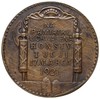 Uchwalenie Konstytucji Marcowej -medal autorstwa J.Raszki, 1921 r, Aw: Przed Matką Boską klęczące ..