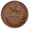 medal sygnowany V ŠANTRŮČEK na pamiątkę odsłonięcia w Poděbradach pomnika króla Jerzego z Poděbrad..