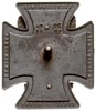 odznaka pamiątkowa 6 Pułku Piechoty Legionów Polskich 1916, biały metal oksydowany 41 x 36 mm Orze..