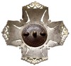 odznaka pamiątkowa Wojskowej Straży Kolejowej 1927, miedź złocona i srebrzona 55 x 54 mm, Stela 14..