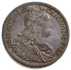 talar 1725, Hall, srebro 28.58 g, Dav. 1054, M./T. 846, Vogl. 259/III, Her. 344, bardzo ładny, pię..