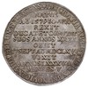 August 1635-1666, talar pośmiertny 1666, Zellerfeld, data chronografem, srebro 28.96 g, Dav. 6376,..