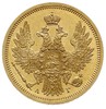 5 rubli 1853 СПБ-АГ, Petersburg, złoto 6.56 g, B