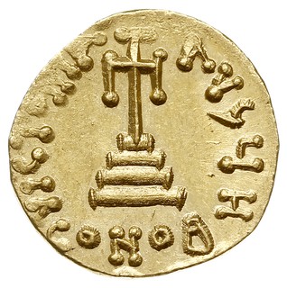 solidus 654-659, Konstantynopol, Aw: Popiersia K