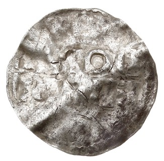 Fryzja, Wichmann III 994-1016, denar, Aw: Napis poziomy ERBRIR-DORIR, Rw: Krzyż, z polach kulki, VVICMAN COM, srebro 0.85 g, Dbg. 1229, Ilisch JMP 1997 20.2