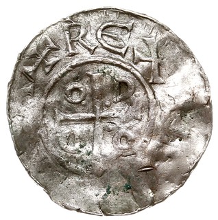 Goslar?, Otto III i Adelajda 983-1002, denar (typ 1), Głowa w lewo, OTTO... IDA / Krzyż ODDO, ...REX..., srebro 1.25 g, Dbg 1164