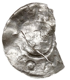Saksonia /Sachsen/, zestaw denarów saskich: a) Bernard?, denar, Głowa w lewo / Mały krzyżyk, 0.71 g, obłamany