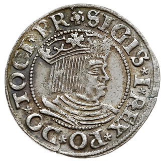 grosz 1534, Gdańsk, drobne mennicze wady krążka,