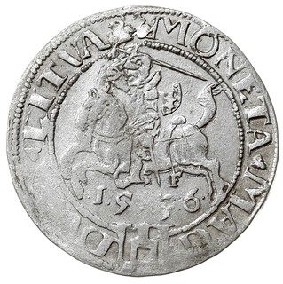 grosz 1536, Wilno, odmiana z literą F pod Pogonią, Ivanauskas 2S66-18, T. 7, rzadki, lekko niedobity, ale ładny