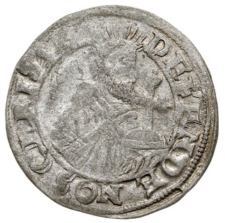 grosz oblężniczy 1577, Gdańsk, moneta z kawką na rewersie, wybita w czasie, gdy zarządcą mennicy był W. Tallemann, T.12, jak na ten typ monety bardzo ładnie zachowany