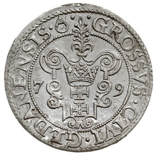 grosz 1579, Gdańsk, ładnie zachowany